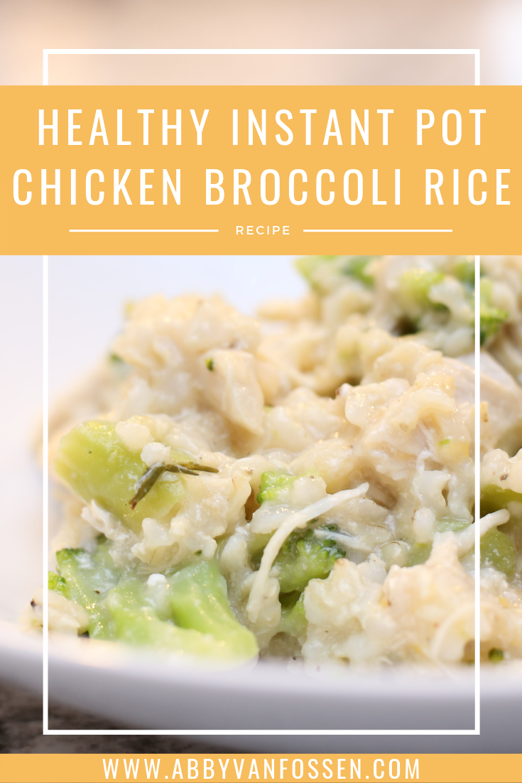 Easy Instant Pot Chicken Broccoli Rice