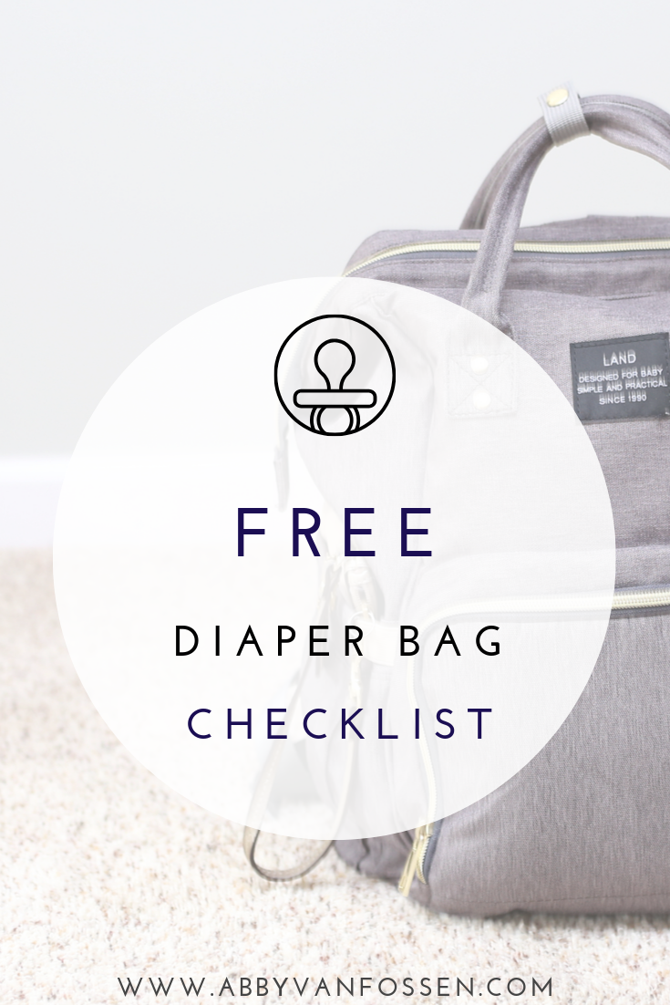 Diaper Bag Essentials – Abby Van Fossen